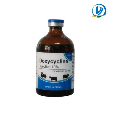 ยาปฏิชีวนะ ยาฉีดสัตวแพทย์ Doxycycline 10% ฉีดสำหรับ Antibacterial