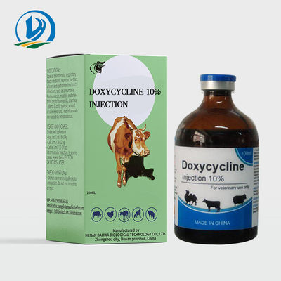 ยาปฏิชีวนะ ยาฉีดสัตวแพทย์ Doxycycline 10% ฉีดสำหรับ Antibacterial