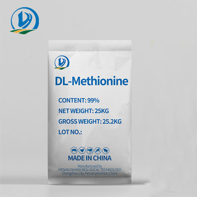 สารเติมแต่งอาหารสัตว์ C5H11NO2S CAS 59-51-8 Dl Methionine 99 จัดหากรดอะมิโน