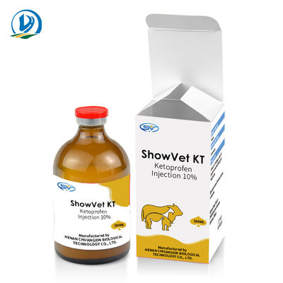 Liquid Ketoprofen Injection Veterinary Injectable Drugs 10% 100ml สำหรับสุนัขโค