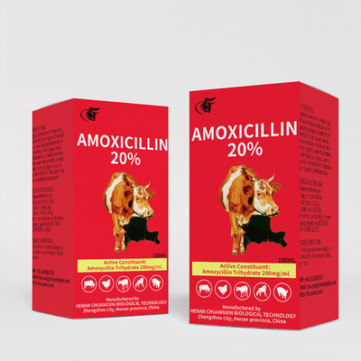 ยาฉีดสำหรับสัตวแพทย์ Amoxicillin 20% จากผู้ผลิตจีน