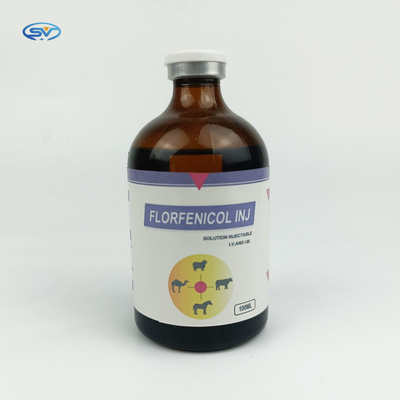 ยาสัตวแพทยศาสตร์ยาฉีด Florfenicol 20% Inj สำหรับฤทธิ์ต้านการอักเสบและลดไข้