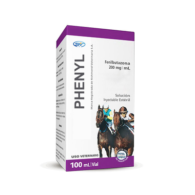 ยาฉีดสำหรับสัตวแพทย์ Phenylbutazone 20% Injectable Solution For Horse Use,100ml