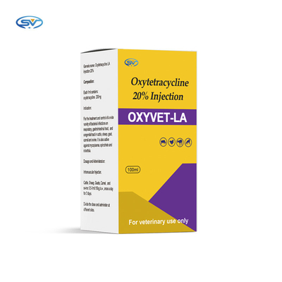 Oxytetracycline 20% ยาฉีดสัตวแพทย์ฉีดสำหรับหมูโคแกะ