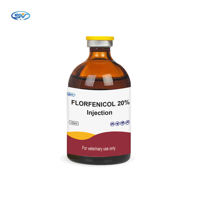ยาฉีดสำหรับสัตวแพทย์ 200 มก. / มล. การฉีด Florfenicol สำหรับการรักษาโรคแบคทีเรียในสุกรแกะโค