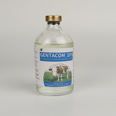 ยาต้านพยาธิสัตวแพทย์ราคาโรงงาน Gentamicin ฉีดในสต็อกคุณภาพ Gentamycin ซัลเฟตฉีด 10%
