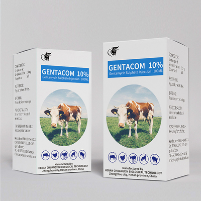 ยาต้านพยาธิสัตวแพทย์ราคาโรงงาน Gentamicin ฉีดในสต็อกคุณภาพ Gentamycin ซัลเฟตฉีด 10%