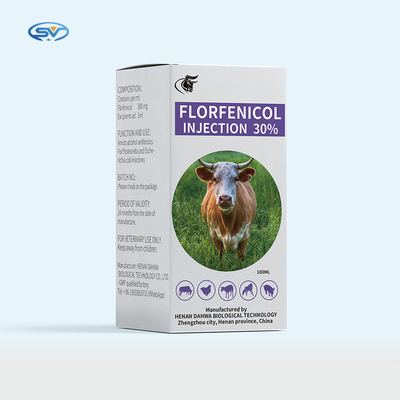 Florfenicol 30% ยาฉีดสัตวแพทย์ฉีด 50ml 100ml ยาปฏิชีวนะสำหรับสัตว์