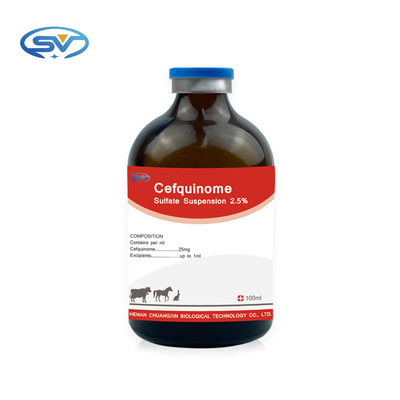 Cefquinome Sulfate 2.5% Suspension ยาฉีดสัตวแพทย์สำหรับโคน่องแกะม้าสุนัขแมว