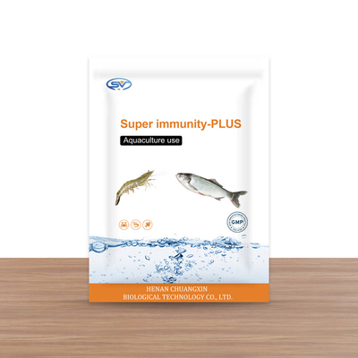 ยาเพาะเลี้ยงสัตว์น้ำผสมสารเติมแต่ง Super Immunity PLUS สำหรับอุตสาหกรรมเพาะเลี้ยงสัตว์น้ำ ปลา กุ้ง
